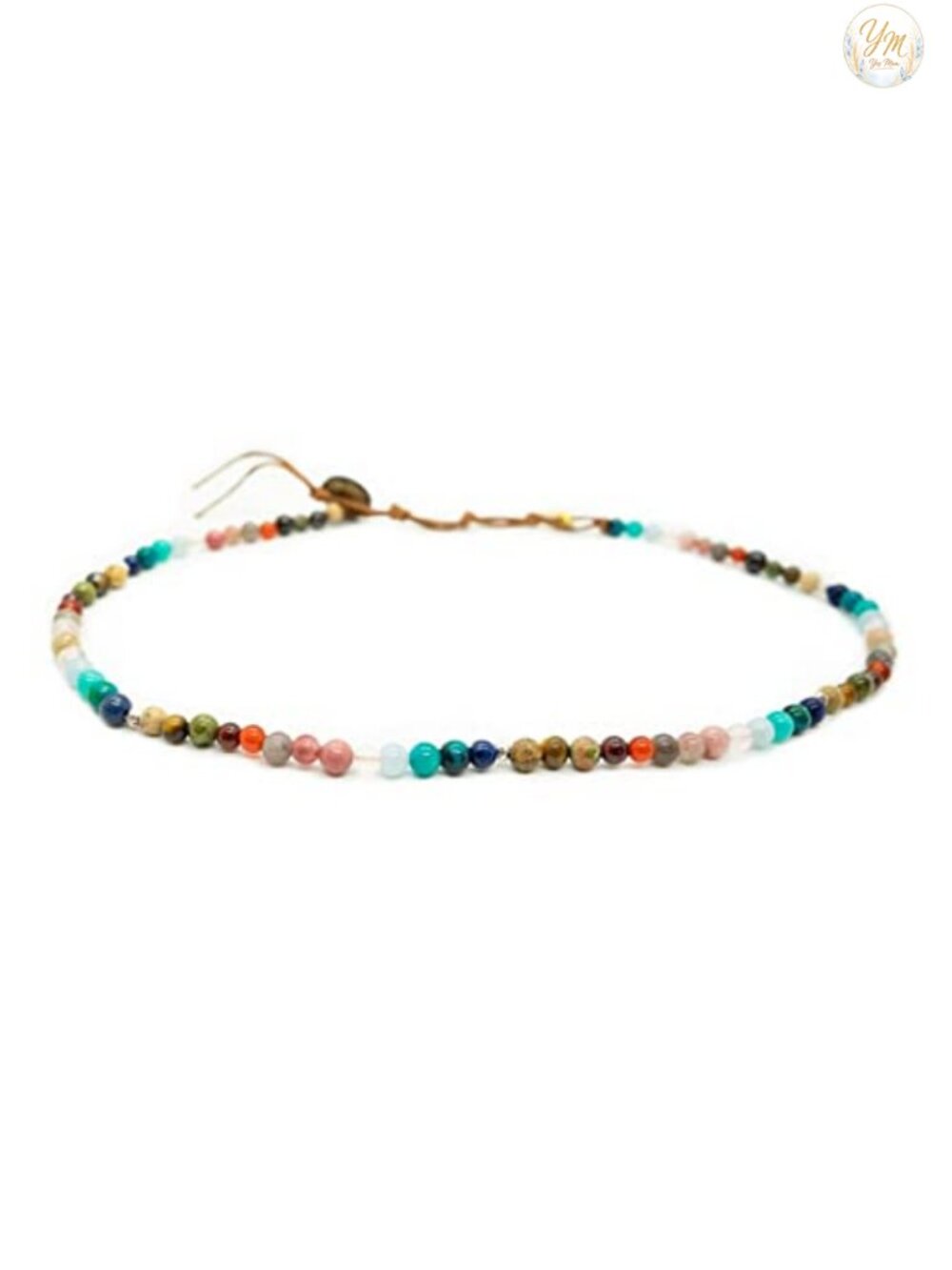 7 Chakra Healing Crystal Necklace with Genuine Stones Adjustable